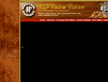 Tablet Screenshot of hfcustomcabinets.com